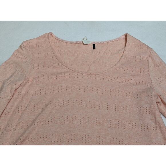 Anthropologie Top Pink Akemi Kin Sm Sylvie Pointelle Spring Easter Lightweight - Picture 5 of 9